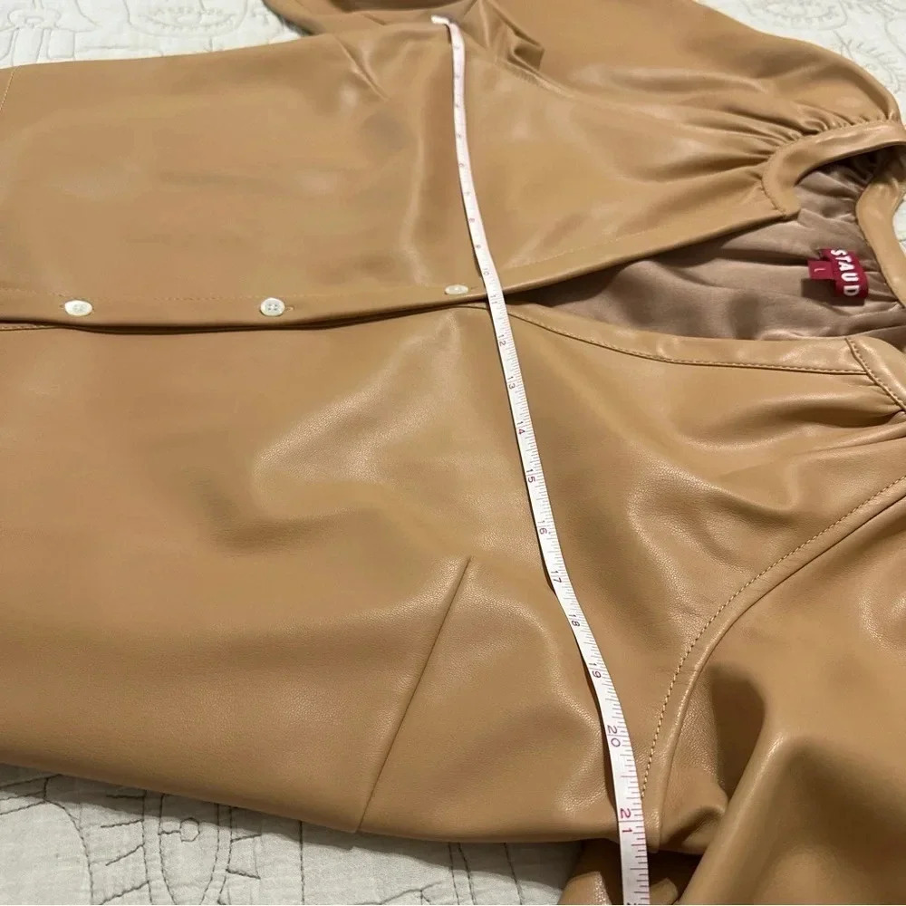 Staud Vegan Leather Large Top Camel - Picture 8 of 11